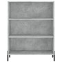 Aparador alto madera ingeniería gris hormigón 69,5x32,5x180 cm von vidaXL, Sideboards - Ref: Foro24-3189585, Preis: 114,55 €,...
