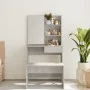 Concrete gray dressing table with mirror 74.5x40x141 cm by vidaXL, Bedroom Dressers - Ref: Foro24-802808, Price: 74,46 €, Dis...