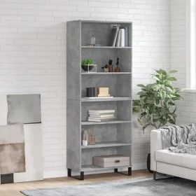 Aparador alto madera ingeniería gris hormigón 69,5x32,5x180 cm by vidaXL, Sideboards - Ref: Foro24-3189601, Price: 110,86 €, ...