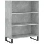 Aparador alto madera ingeniería gris hormigón 69,5x32,5x180 cm by vidaXL, Sideboards - Ref: Foro24-3189601, Price: 110,86 €, ...
