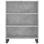 Aparador alto madera ingeniería gris hormigón 69,5x32,5x180 cm by vidaXL, Sideboards - Ref: Foro24-3189601, Price: 110,86 €, ...