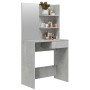 Concrete gray dressing table with mirror 74.5x40x141 cm by vidaXL, Bedroom Dressers - Ref: Foro24-802808, Price: 75,32 €, Dis...
