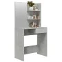 Concrete gray dressing table with mirror 74.5x40x141 cm by vidaXL, Bedroom Dressers - Ref: Foro24-802808, Price: 74,46 €, Dis...