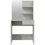 Concrete gray dressing table with mirror 74.5x40x141 cm by vidaXL, Bedroom Dressers - Ref: Foro24-802808, Price: 74,46 €, Dis...