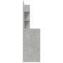 Concrete gray dressing table with mirror 74.5x40x141 cm by vidaXL, Bedroom Dressers - Ref: Foro24-802808, Price: 75,32 €, Dis...