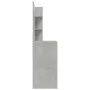 Concrete gray dressing table with mirror 74.5x40x141 cm by vidaXL, Bedroom Dressers - Ref: Foro24-802808, Price: 74,46 €, Dis...