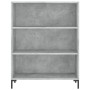 Tall engineered wood gray concrete sideboard 69.5x32.5x180 cm by vidaXL, Sideboards - Ref: Foro24-3189577, Price: 112,36 €, D...