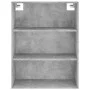 Tall engineered wood gray concrete sideboard 69.5x32.5x180 cm by vidaXL, Sideboards - Ref: Foro24-3189577, Price: 106,46 €, D...