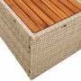 Sofá de jardín Beige 184 x 62 x 85cm ratán sintético en Sofás de exterior | Comprar online en Foro24