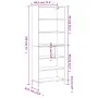 Tall engineered wood gray concrete sideboard 69.5x32.5x180 cm by vidaXL, Sideboards - Ref: Foro24-3189577, Price: 106,46 €, D...
