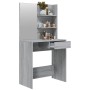 Dressing table with mirror sonoma gray 74.5x40x141 cm by vidaXL, Bedroom Dressers - Ref: Foro24-820491, Price: 75,90 €, Disco...