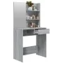 Dressing table with mirror sonoma gray 74.5x40x141 cm by vidaXL, Bedroom Dressers - Ref: Foro24-820491, Price: 74,89 €, Disco...