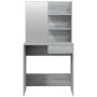 Tocador con espejo color gris sonoma 74,5x40x141 cm de vidaXL, Tocadores para dormitorios - Ref: Foro24-820491, Precio: 75,82...