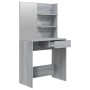 Dressing table with mirror sonoma gray 74.5x40x141 cm by vidaXL, Bedroom Dressers - Ref: Foro24-820491, Price: 75,90 €, Disco...