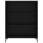 Tall black engineered wood sideboard 69.5x32.5x180 cm by vidaXL, Sideboards - Ref: Foro24-3189574, Price: 130,40 €, Discount: %