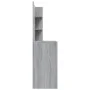 Dressing table with mirror sonoma gray 74.5x40x141 cm by vidaXL, Bedroom Dressers - Ref: Foro24-820491, Price: 74,89 €, Disco...