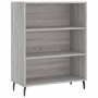 Tall Sonoma gray engineered wood sideboard 69.5x32.5x180 cm by vidaXL, Sideboards - Ref: Foro24-3189595, Price: 118,85 €, Dis...