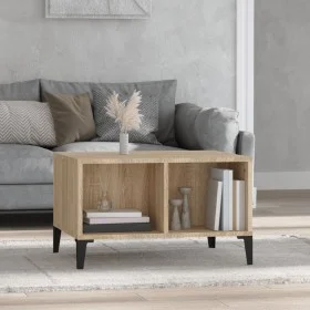 Sonoma Couchtisch aus Eichensperrholz 60x50x36,5 cm von vidaXL, Couchtisch - Ref: Foro24-821039, Preis: 39,31 €, Rabatt: %