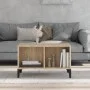 Oak Sonoma plywood coffee table 60x50x36.5 cm by vidaXL, Coffee table - Ref: Foro24-821039, Price: 39,23 €, Discount: %