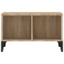 Mesa de centro madera contrachapada roble Sonoma 60x50x36,5 cm de vidaXL, Mesas de centro - Ref: Foro24-821039, Precio: 37,80...