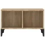 Oak Sonoma plywood coffee table 60x50x36.5 cm by vidaXL, Coffee table - Ref: Foro24-821039, Price: 39,23 €, Discount: %