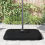 Juego de base para parasol cantilever 4 pcs Negro