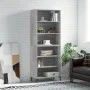 Aparador alto madera de ingeniería gris Sonoma 69,5x32,5x180 cm by vidaXL, Sideboards - Ref: Foro24-3189579, Price: 111,47 €,...