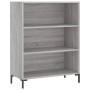 Aparador alto madera de ingeniería gris Sonoma 69,5x32,5x180 cm by vidaXL, Sideboards - Ref: Foro24-3189579, Price: 118,29 €,...