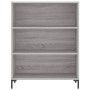 Aparador alto madera de ingeniería gris Sonoma 69,5x32,5x180 cm by vidaXL, Sideboards - Ref: Foro24-3189579, Price: 118,29 €,...