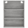 Aparador alto madera de ingeniería gris Sonoma 69,5x32,5x180 cm by vidaXL, Sideboards - Ref: Foro24-3189579, Price: 118,29 €,...