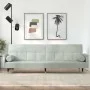 Sofa bed with light gray velvet cushions by vidaXL, Sofas - Ref: Foro24-351857, Price: 314,39 €, Discount: %
