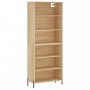 High Sonoma oak engineered wood sideboard 69.5x32.5x180cm by vidaXL, Sideboards - Ref: Foro24-3189584, Price: 125,07 €, Disco...