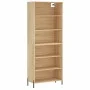 Hohes Sideboard aus Sonoma-Eiche, 69,5 x 32,5 x 180 cm von vidaXL, Sideboards - Ref: Foro24-3189584, Preis: 117,91 €, Rabatt: %