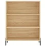 Hohes Sideboard aus Sonoma-Eiche, 69,5 x 32,5 x 180 cm von vidaXL, Sideboards - Ref: Foro24-3189584, Preis: 117,91 €, Rabatt: %