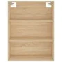 Hohes Sideboard aus Sonoma-Eiche, 69,5 x 32,5 x 180 cm von vidaXL, Sideboards - Ref: Foro24-3189584, Preis: 117,91 €, Rabatt: %