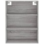 Aparador alto madera de ingeniería gris Sonoma 69,5x32,5x180 cm by vidaXL, Sideboards - Ref: Foro24-3189603, Price: 121,52 €,...