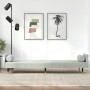 Sofa bed with light gray velvet cushions by vidaXL, Sofas - Ref: Foro24-351857, Price: 318,92 €, Discount: %