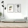 Sofa bed with light gray velvet cushions by vidaXL, Sofas - Ref: Foro24-351857, Price: 314,39 €, Discount: %