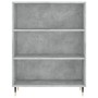 Aparador alto madera ingeniería gris hormigón 69,5x32,5x180 cm von vidaXL, Sideboards - Ref: Foro24-3189553, Preis: 108,14 €,...