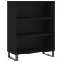 Aparador alto madera de ingeniería negro 69,5x32,5x180 cm by vidaXL, Sideboards - Ref: Foro24-3189598, Price: 126,14 €, Disco...