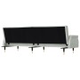 Sofa bed with light gray velvet cushions by vidaXL, Sofas - Ref: Foro24-351857, Price: 318,92 €, Discount: %