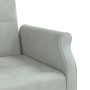 Sofa bed with light gray velvet cushions by vidaXL, Sofas - Ref: Foro24-351857, Price: 318,92 €, Discount: %