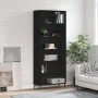 Aparador alto madera de ingeniería negro 69,5x32,5x180 cm de vidaXL, Aparadores - Ref: Foro24-3189590, Precio: 121,27 €, Desc...