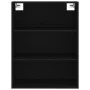 Tall black engineered wood sideboard 69.5x32.5x180 cm by vidaXL, Sideboards - Ref: Foro24-3189590, Price: 121,28 €, Discount: %