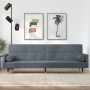 Schlafsofa mit dunkelgrauen Samtkissen von vidaXL, Sofas - Ref: Foro24-351858, Preis: 298,19 €, Rabatt: %