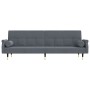 Schlafsofa mit dunkelgrauen Samtkissen von vidaXL, Sofas - Ref: Foro24-351858, Preis: 298,19 €, Rabatt: %