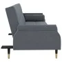 Sofa bed with dark gray velvet cushions by vidaXL, Sofas - Ref: Foro24-351858, Price: 295,51 €, Discount: %