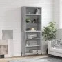 Aparador alto madera de ingeniería gris Sonoma 69,5x32,5x180 cm von vidaXL, Sideboards - Ref: Foro24-3189587, Preis: 113,56 €...