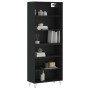 Aparador alto madera de ingeniería negro 69,5x32,5x180 cm by vidaXL, Sideboards - Ref: Foro24-3189566, Price: 124,75 €, Disco...