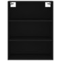Aparador alto madera de ingeniería negro 69,5x32,5x180 cm by vidaXL, Sideboards - Ref: Foro24-3189566, Price: 124,75 €, Disco...